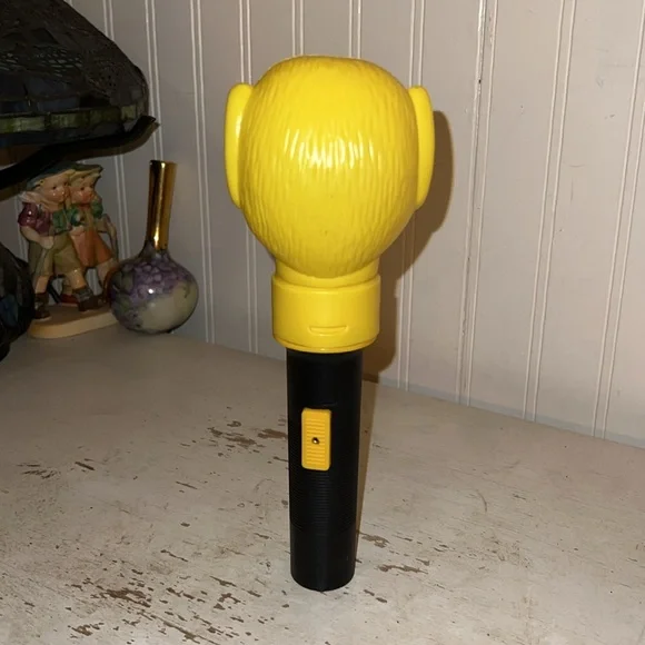 Vintage Halloween blow mold monster flashlight light